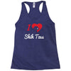 i love shih tzus Racerback Tank
