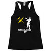 finger guns batle royal gaming Racerback Tank