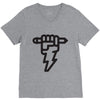 pencil lightning V-Neck Tee