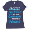 Saba Was Created because Grankids Need Real Heroes Ladies Fitted T-Shirt