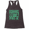 straight outta pre k Racerback Tank