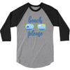 Beach Please 3/4 Sleeve Shirt
