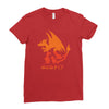 mega fire Ladies Fitted T-Shirt