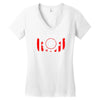 we are everywhere rifles flag Women's V-Neck T-Shirt