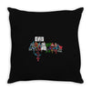 and that how i saved the world Throw Pillow