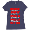 ric flair woo four horsemen wrestling Ladies Fitted T-Shirt