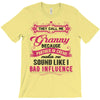 They Call Me Granny Partner In Crime Funny T-Shirt