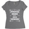 proud mom 2018 senior Women's Triblend Scoop T-shirt