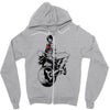 biker girl Zipper Hoodie