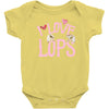 i love lops lots Baby Bodysuit