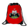 MAN IN RAINBOW Drawstring Bags