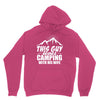 Camper Couple Man White Unisex Hoodie