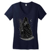grimbae Women's V-Neck T-Shirt