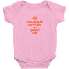 occupy wall street t shirt 99% organize carry on anti corporate greed Baby Onesie