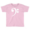 bass cleff funny Toddler T-shirt