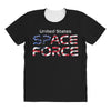 United States Space Force American Flag All Over Women's T-shirt