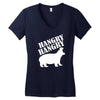 hangry Women's V-Neck T-Shirt