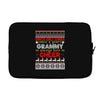 santa only comes once a year grammy is always here to cheer Laptop sleeve