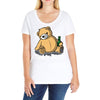 teddy beer Ladies Curvy T-Shirt