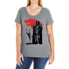 the king and the white wol Ladies Curvy T-Shirt