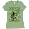 science needs your brain Ladies Fitted T-Shirt