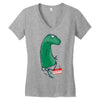 my name is apatosaurus Women's V-Neck T-Shirt