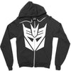 deceptacons logo printed Zipper Hoodie