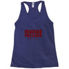 mission college maroon Racerback Tank