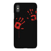 bloody hand print funny zombie kill undead blood horror killer iPhoneX Case