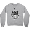 Kraken Loves Boat Crewneck Sweatshirt
