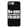 no one cares what you folded iPhone 8 Plus