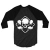 skate until the end black 3/4 Sleeve Shirt