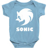 sonic uomo donna bambino sega videogames Baby Onesie