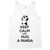 keep calm and hug a panda Tank Top
