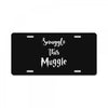Snuggle this Muggle License Plate