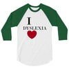 i dyslexia 3/4 Sleeve Shirt