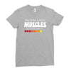 musculs installing Ladies Fitted T-Shirt