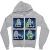 saving the world, one small step at a time Zipper Hoodie