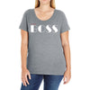 boss bad Ladies Curvy T-Shirt