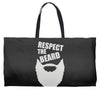 respect the beard (2) Weekender Totes
