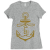 anchored faith Ladies Fitted T-Shirt