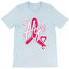 breast cancer awareness hope ribbon heart T-Shirt