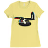 pedestrians vectorized Ladies Fitted T-Shirt