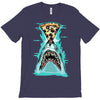 pizza shark graphic T-Shirt