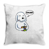 smart dog Throw Pillow