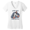 just 5 more minutes Women's V-Neck T-Shirt