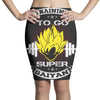 Trainning To Go Super Saiyan Pencil Skirts