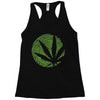 cannabis finger printing Racerback Tank