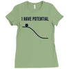 i have potential energy Ladies Fitted T-Shirt