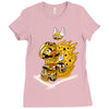 wario Ladies Fitted T-Shirt